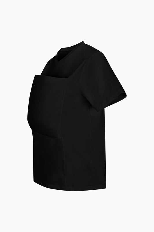Bebeğim Yanımda Siyah Erkek T-shirt